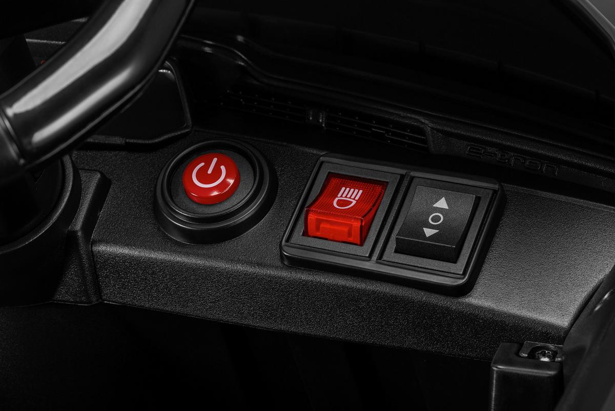 ELEKTRO-KINDERAUTO AUDI TTS - Schwarz, Trend, Kunststoff/Metall (99/54/46cm) - BUNINO