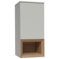 Hängeelement Las Vegas Seidengrau/Eiche Dekor B: 40cm - Eiche dunkel/Grau, MODERN, Holzwerkstoff (40/88/37cm) - Vertico