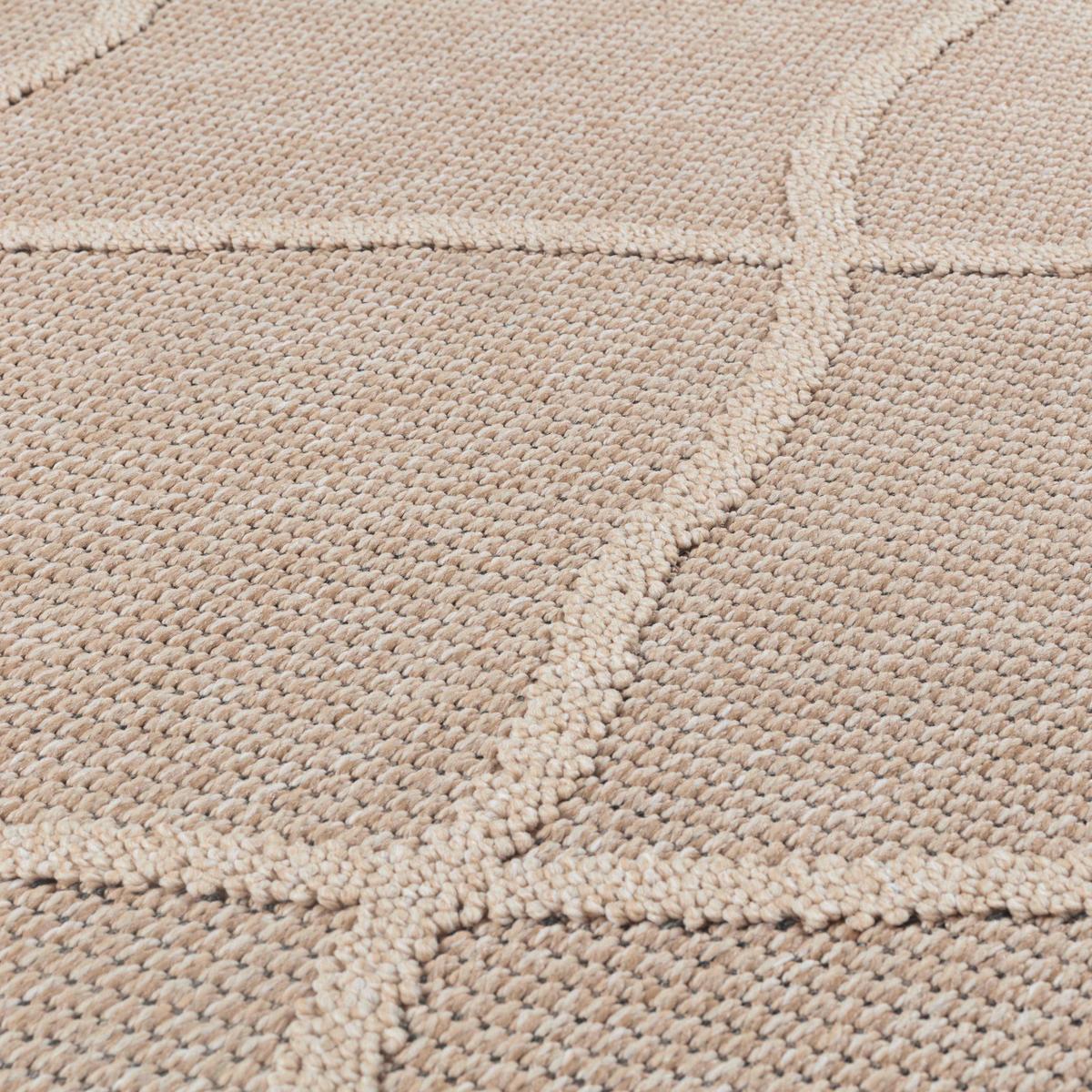 Outdoorteppich Patara - Beige, Design, Textil (200/290cm) - Novel