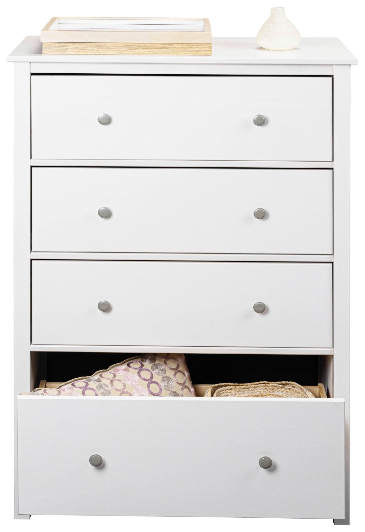Kommode Chilly Home - Weiß, Design, Holz (82/120/39,5cm) - Livetastic