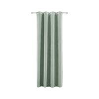 ZÁVES S OČKAMI Velours, 140/245cm, zelená - zelená, Konventionell, textil (140/245cm) - Modern Living