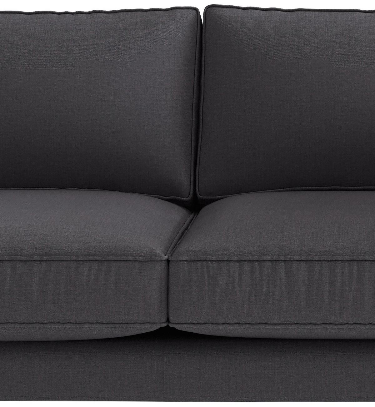 Sitzgarnitur Austin - Graubraun/Braun, Design, Textil - Livetastic