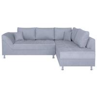 Rohová sedačka BENNY, obojstranná, sivá - čierna/sivá, Design, kompozitné drevo/textil (267/202cm) - P & B