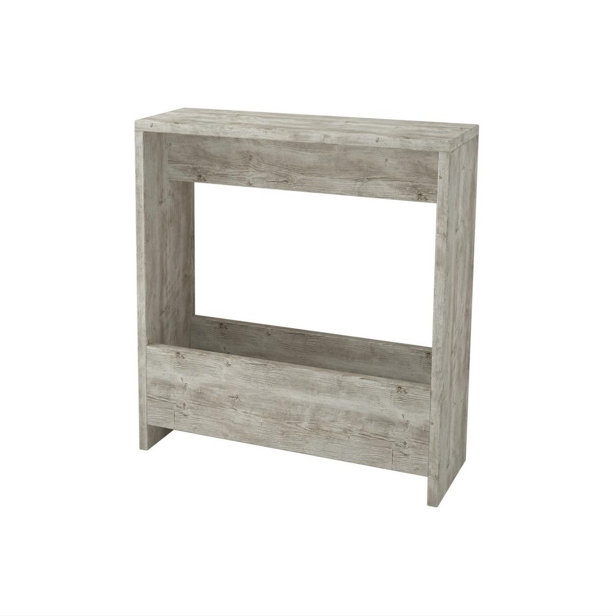 Beistelltisch Simpi Beistelltisch - Grau, Design, Holzwerkstoff (55/20/60cm) - Livetastic