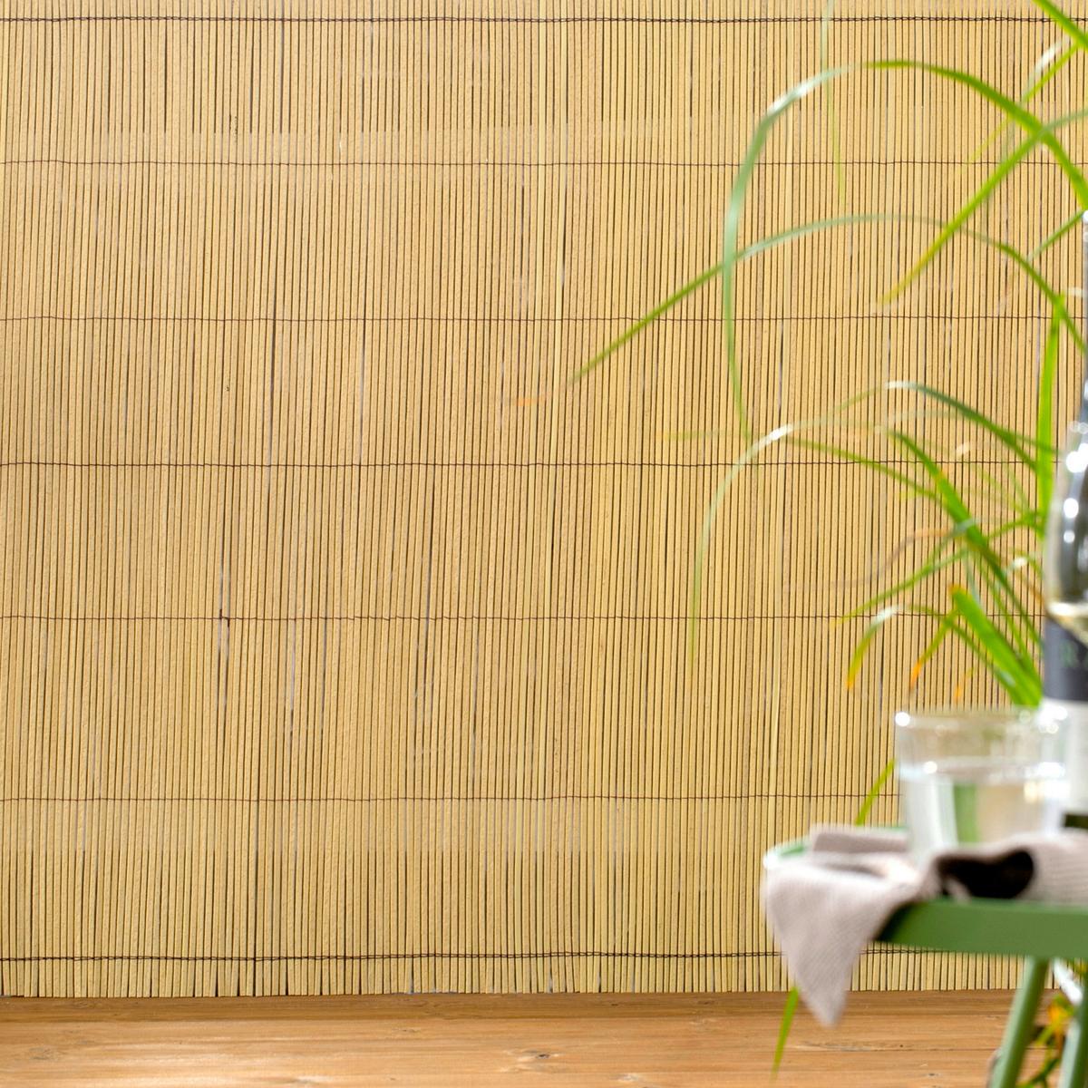 Sichtschutz Bambu Solido Kunststoff Naturfarben - Naturfarben, Basics, Kunststoff (300/100cm)