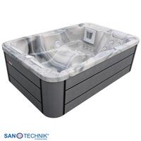 Whirlpool SPA07 für bis zu 3 Personen - Grauweiß, Basics, Kunststoff (205/130/70cm) - Sanotechnik
