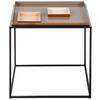 Beistelltisch Famosa 560 Beige/Creme/Mokka B: 40 cm - Beige/Creme, Design, Metall (40/40/40cm) - Kayoom