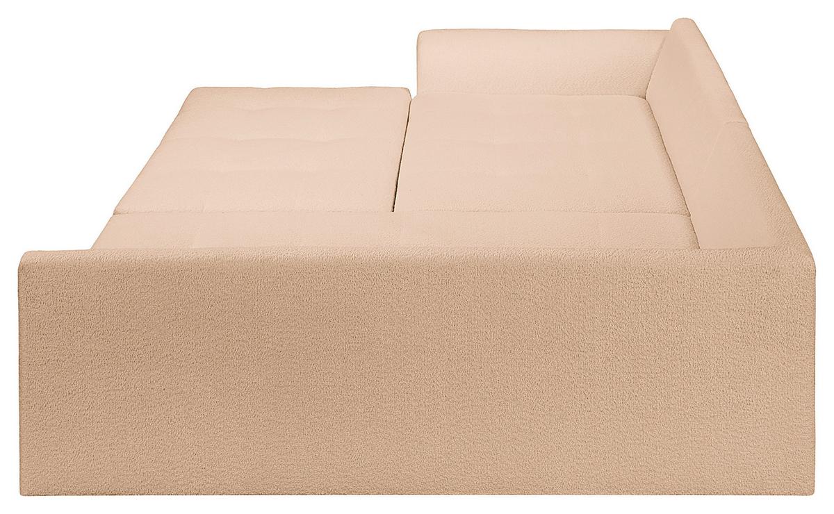 Ecksofa Ariella Beige S: 231x161 cm - Beige/Naturfarben, Design, Textil (231/161cm) - Livetastic