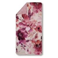 SPORTHANDTUCH CHAJA - Sandfarben/Bordeaux, Design, Textil (50/100cm)