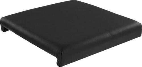 Sitzkissen Las Vegas Lederlook Schwarz 45x41,5 cm - Schwarz, MODERN, Holz (45/6/41,5cm)