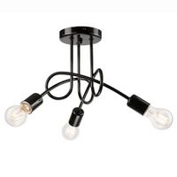 Deckenleuchte 31606 Camilla - Schwarz Hochglanz, Basics, Metall (30/36cm)