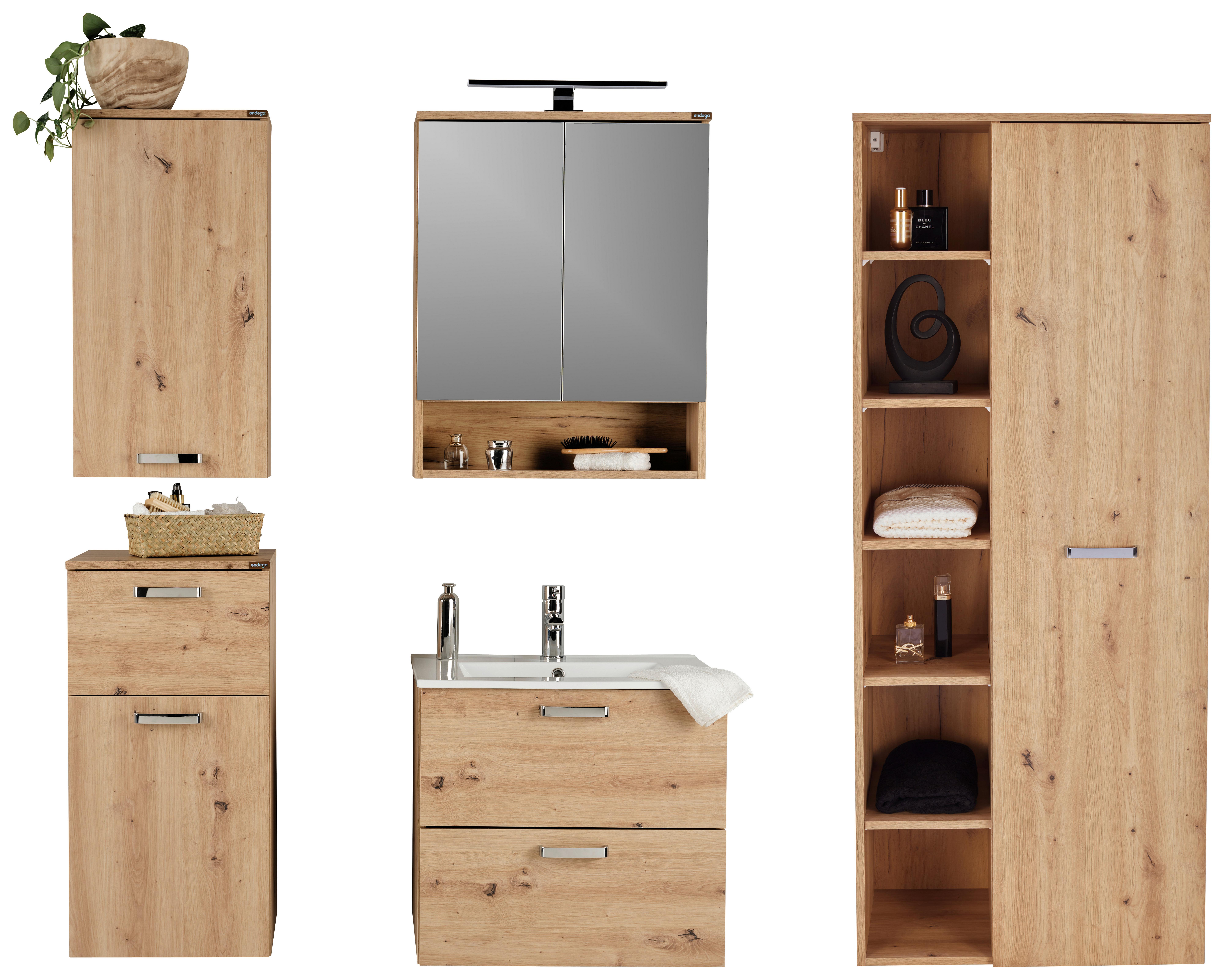 Badezimmer Fresh Eiche Dekor 6-teilig