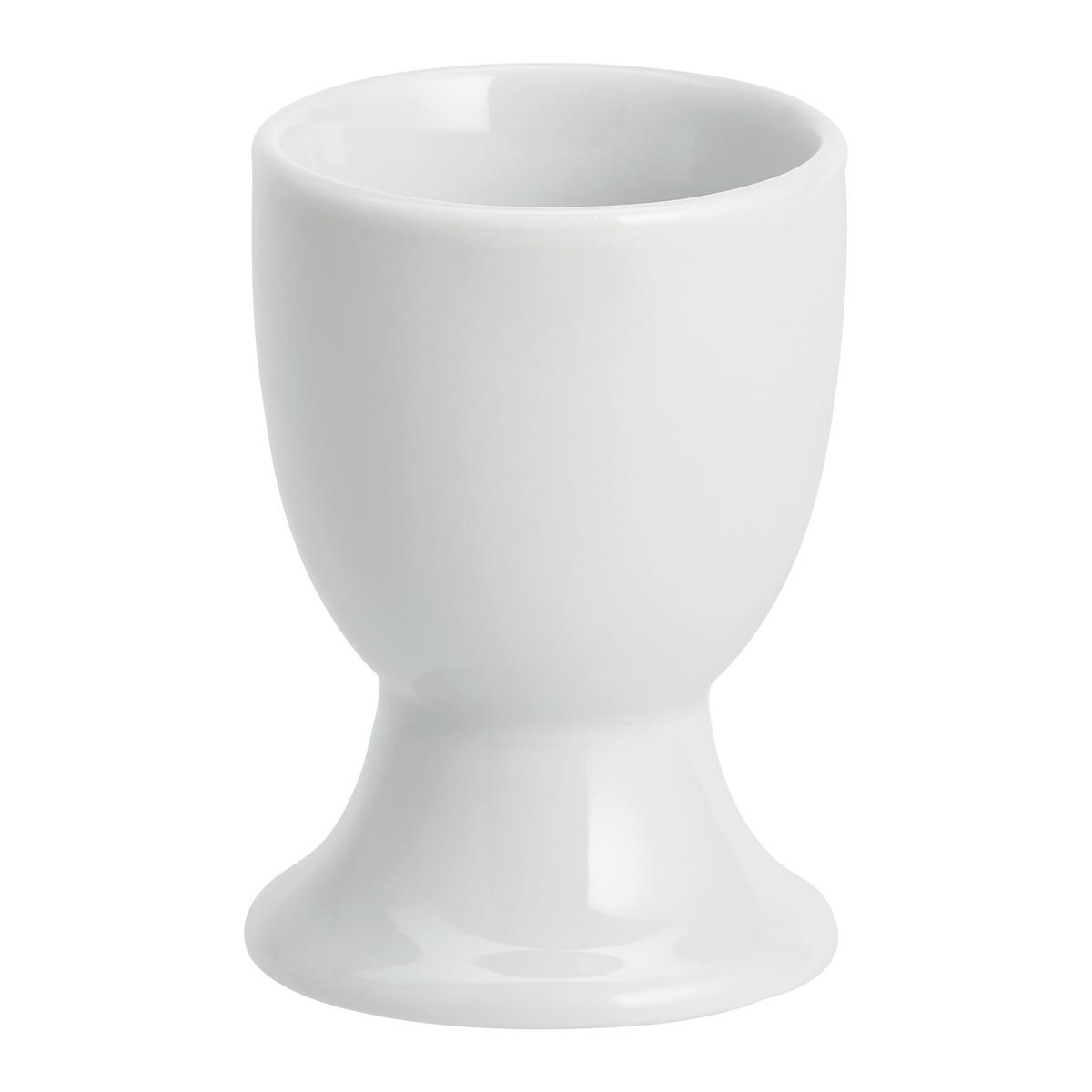 Kalíšek na vejce KATARINA - bílá, Konvenční, keramika (4,6/6,7cm) - Based