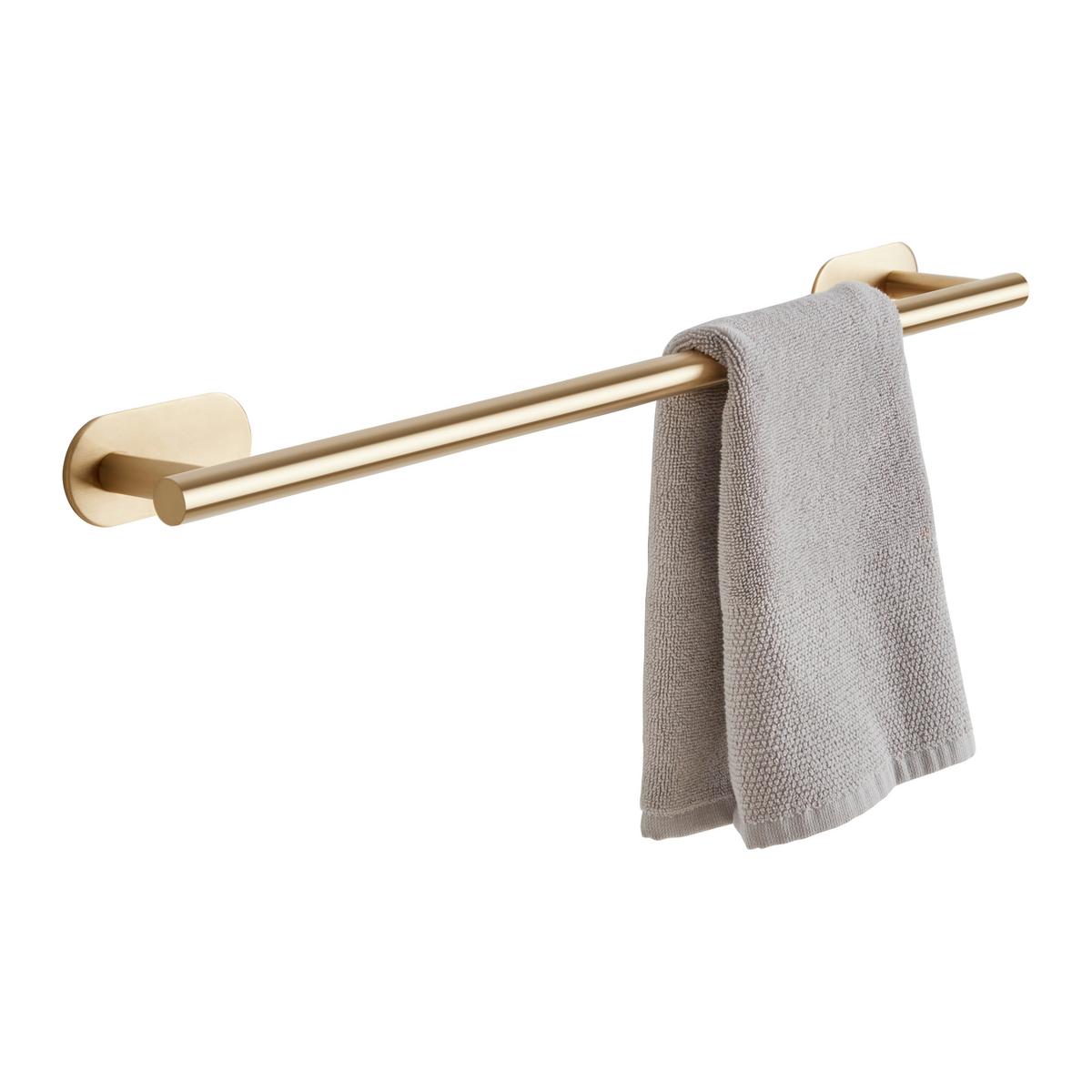 Tyč na ručníky TURBO-LOC -SB- - barvy zlata, Lifestyle, kov (60/4,5/7cm) - Mömax