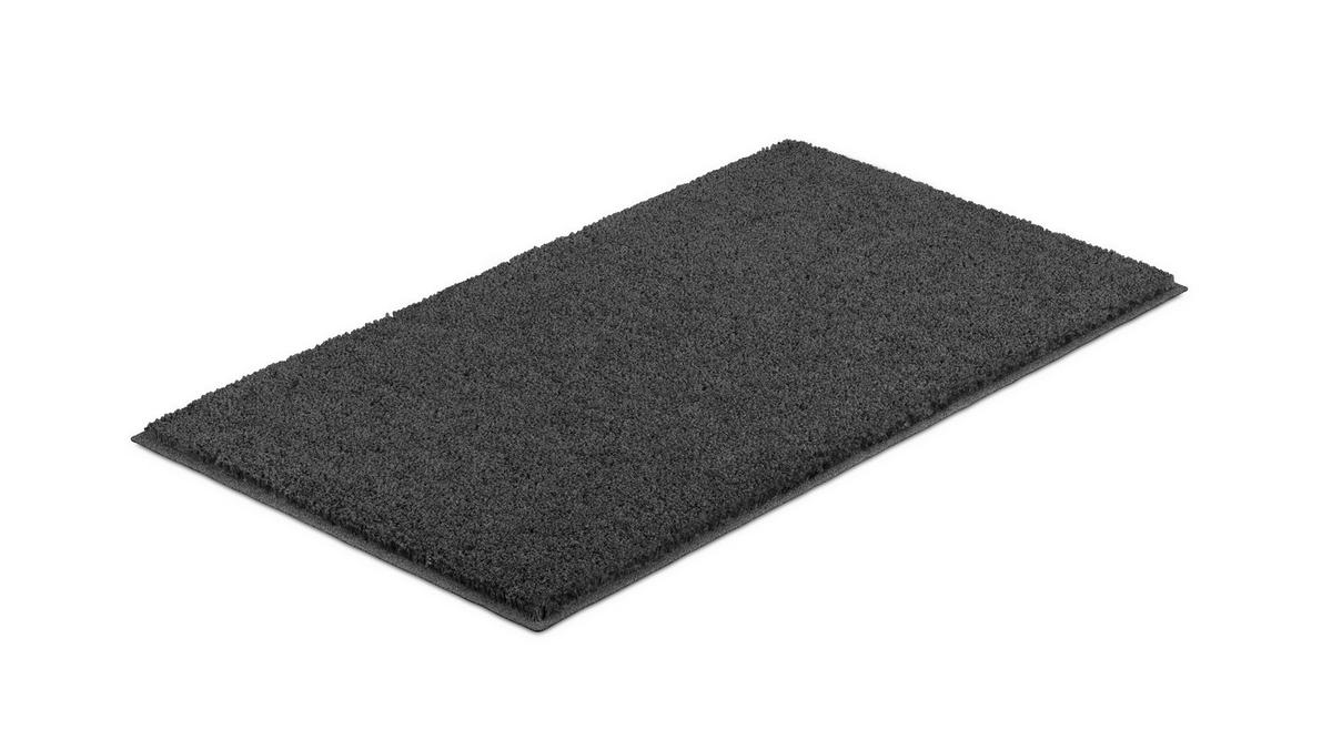 Badematte Touchme - Anthrazit, Basics, Textil (65/115cm) - Grund