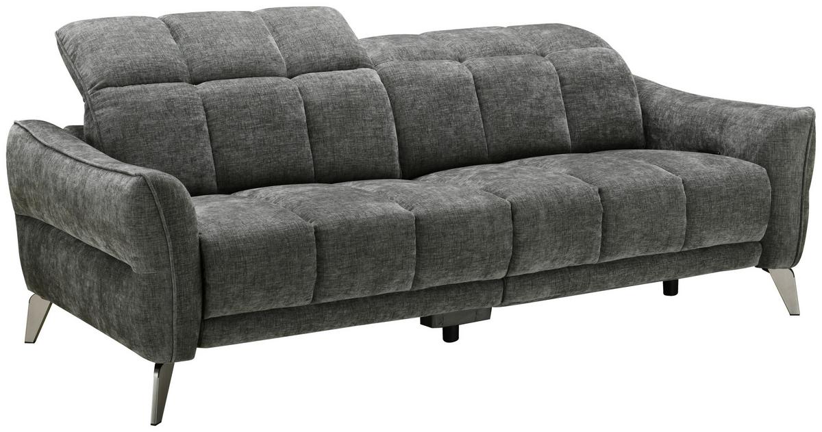 Háromüléses Kanapé Jupiter - sötétszürke, Design, textil/fa (216/79/106cm) - Livetastic