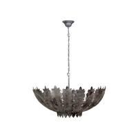 Hängeleuchte Autumn Leaves Small Silber - Silberfarben, Trend, Metall (48/48/23cm) - Kayoom