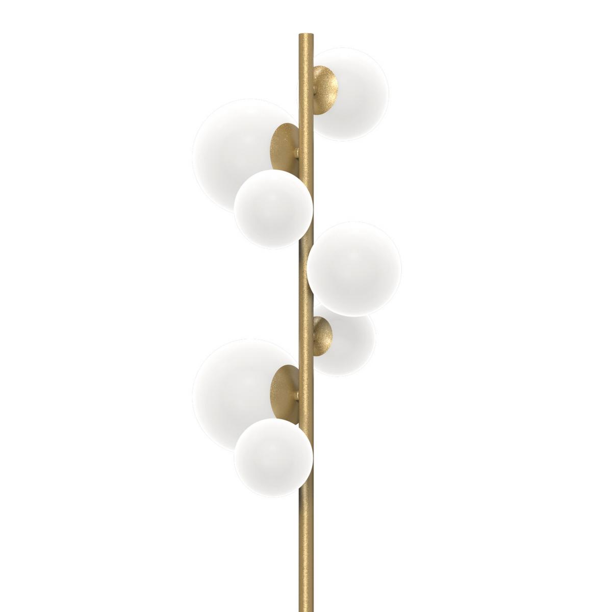 Stehleuchte Paloma Sahara L: 30 cm 3w - Goldfarben/Sahara, KONVENTIONELL, Glas/Kunststoff (30/30/155cm)