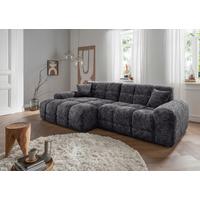 Ecksofa Bosco, Schwarz S: 152x301 cm - Schwarz, MODERN, Textil (152/301cm) - Livetastic