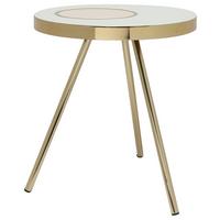 Beistelltisch Morrison 2025 Goldfarben/mintgrün B: 47 Cm - Roségold/Goldfarben, Design, Metall (41/41/47cm) - Kayoom