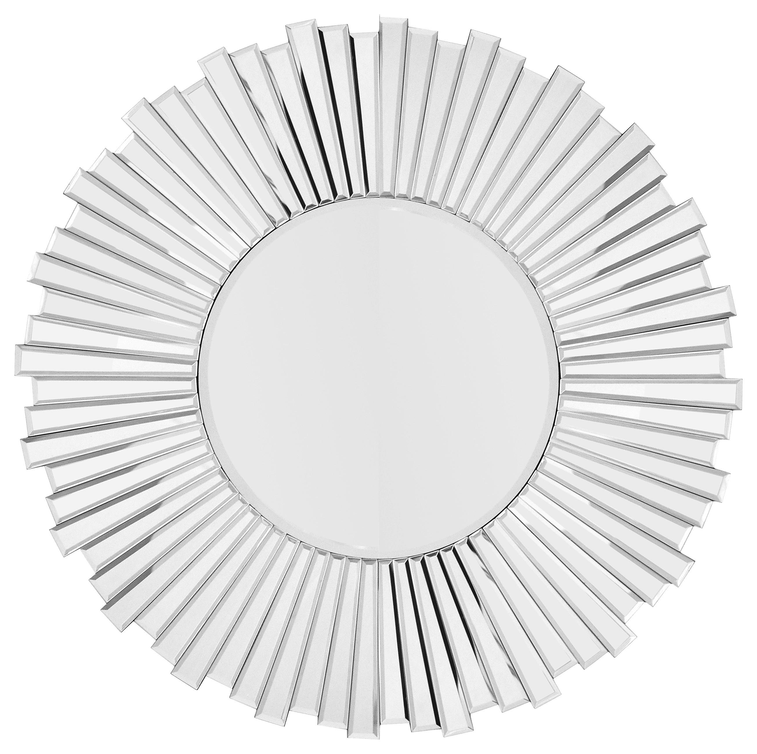 Wandspiegel Amor 1110 Silber - Silberfarben, Basics, Glas/Metall (80/80/1,6cm) - Kayoom