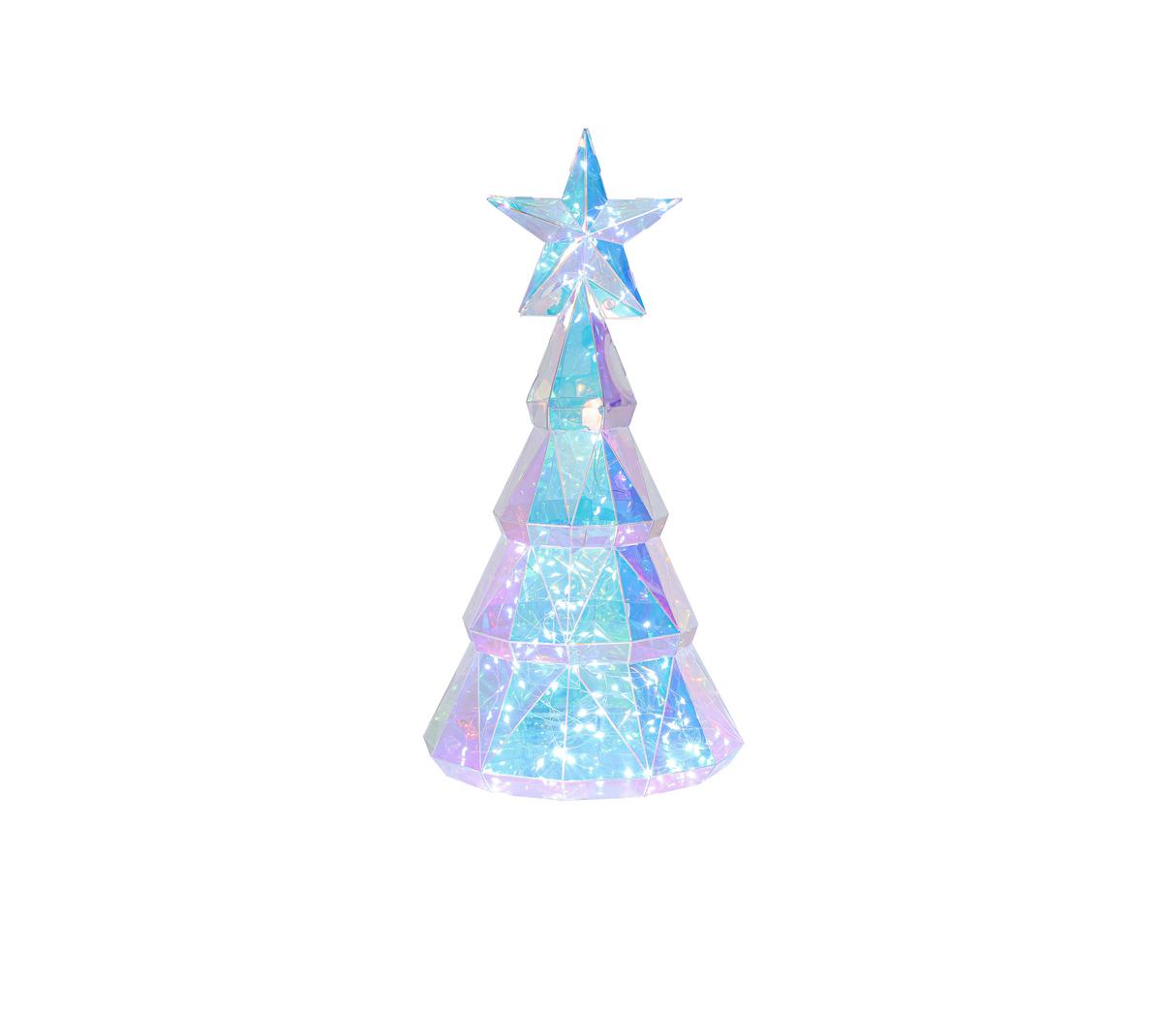 Led-dekoleuchte Sandro - Transparent, MODERN, Kunststoff (19/38cm) - Luca Bessoni