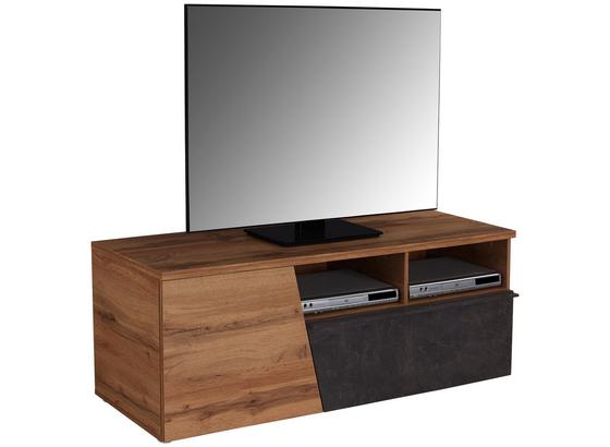 Tv Diel Venedig - farby dubu/tmavohnedá, Moderný, kompozitné drevo (140/47/40cm) Tv Diel Venedig - farby dubu/tmavohnedá, Moderný, kompozitné drevo (140/47/40cm)