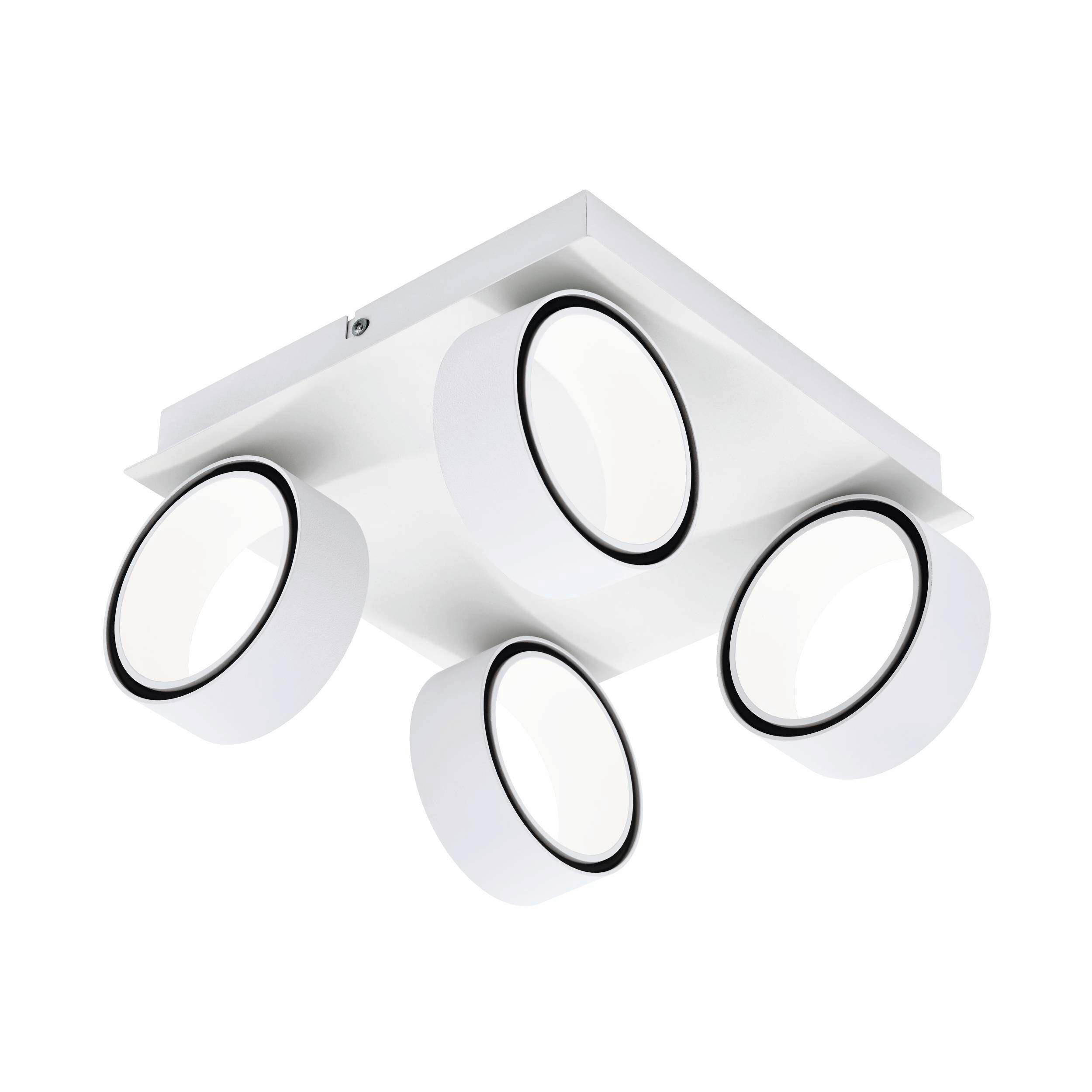 Deckenleuchte 39587* Albariza - Weiß, Design, Metall (25/25/14,5cm) - Eglo