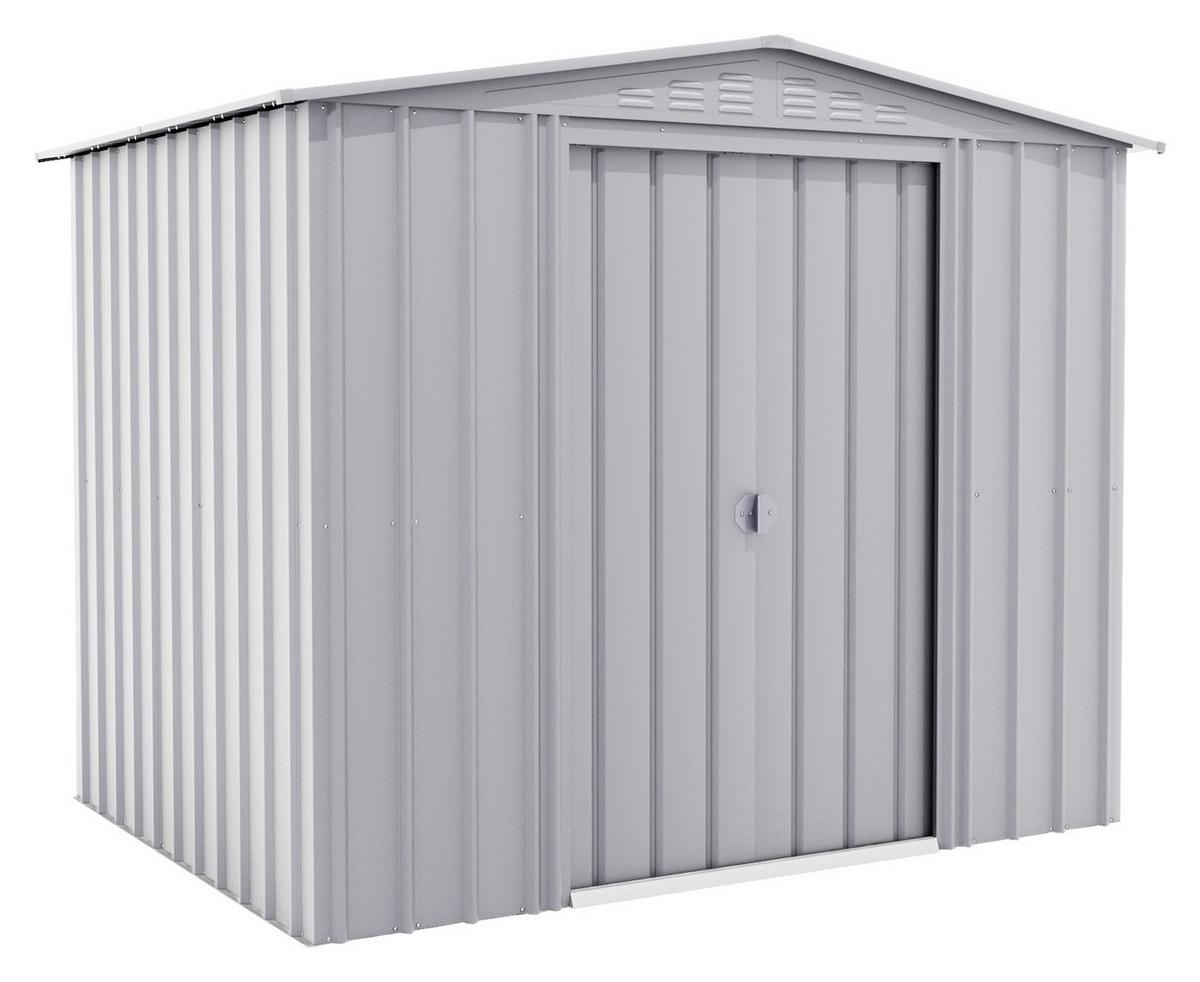 Gerätehaus Ohne Boden 245x198x185 - Silberfarben, Basics, Metall (245/198/185cm)
