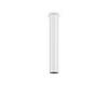 LED-Deckenleuchte Look Ø 6 cm 1-Flammig Zylindrisch - Weiß, KONVENTIONELL, Metall (6/40cm) - Ideal Lux