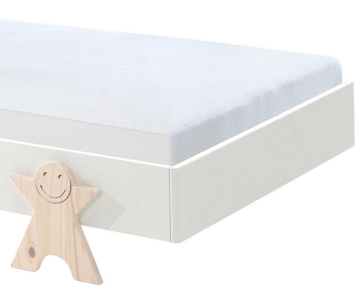 Postel pro děti a mládež MODULO bílá - bílá, Moderní, dřevo/kompozitní dřevo (90/200cm) - MID.YOU