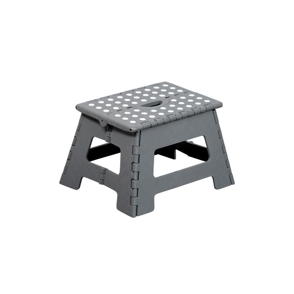 Klapptritt Kunststoff, Grau - Grau, Basics, Kunststoff (35cm) - Kesper