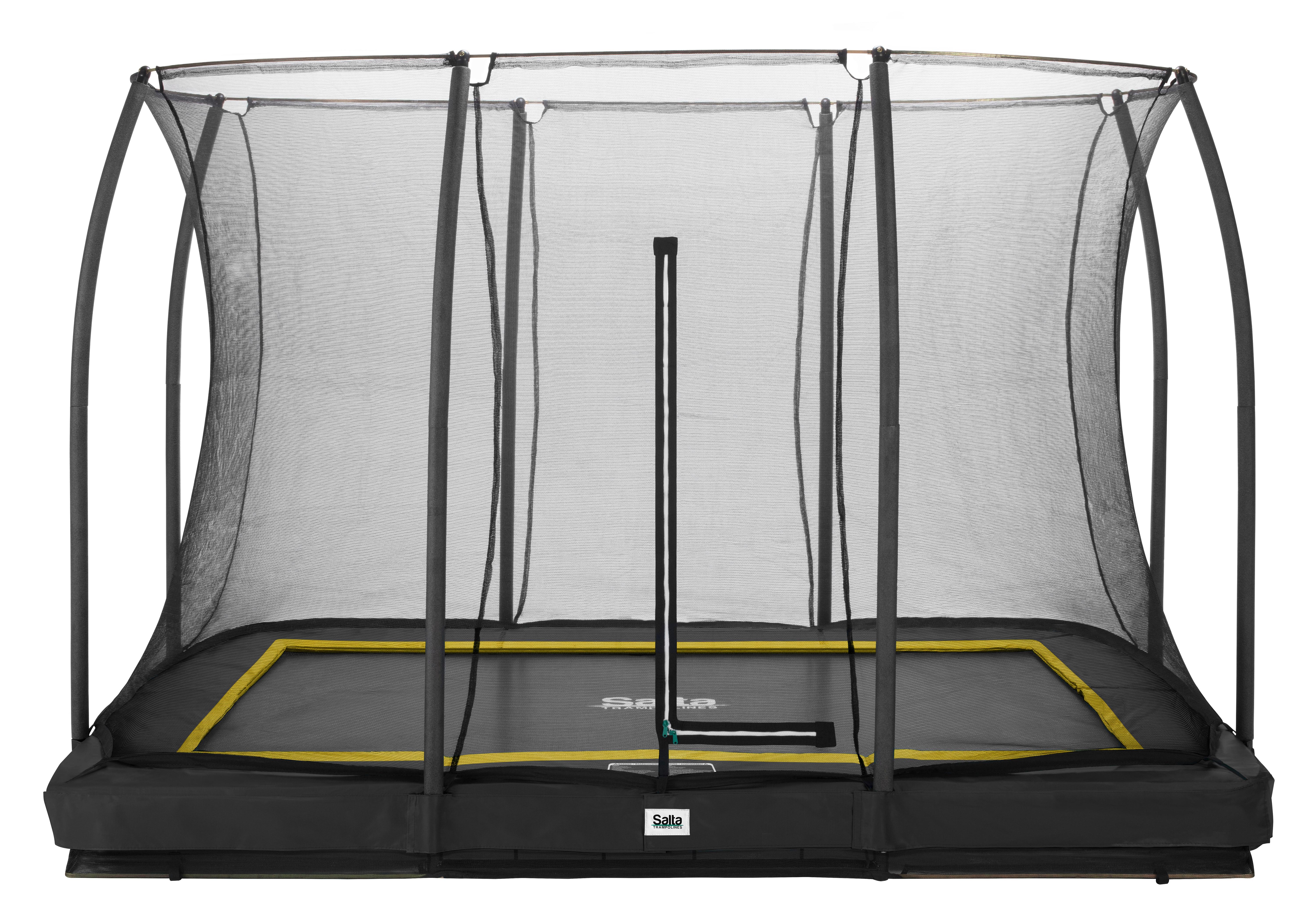 Trampolin Comf. Edition 5402a Schwarz, B/l: 305x214cm - Schwarz, Basics, Metall (305/214cm) - Salta