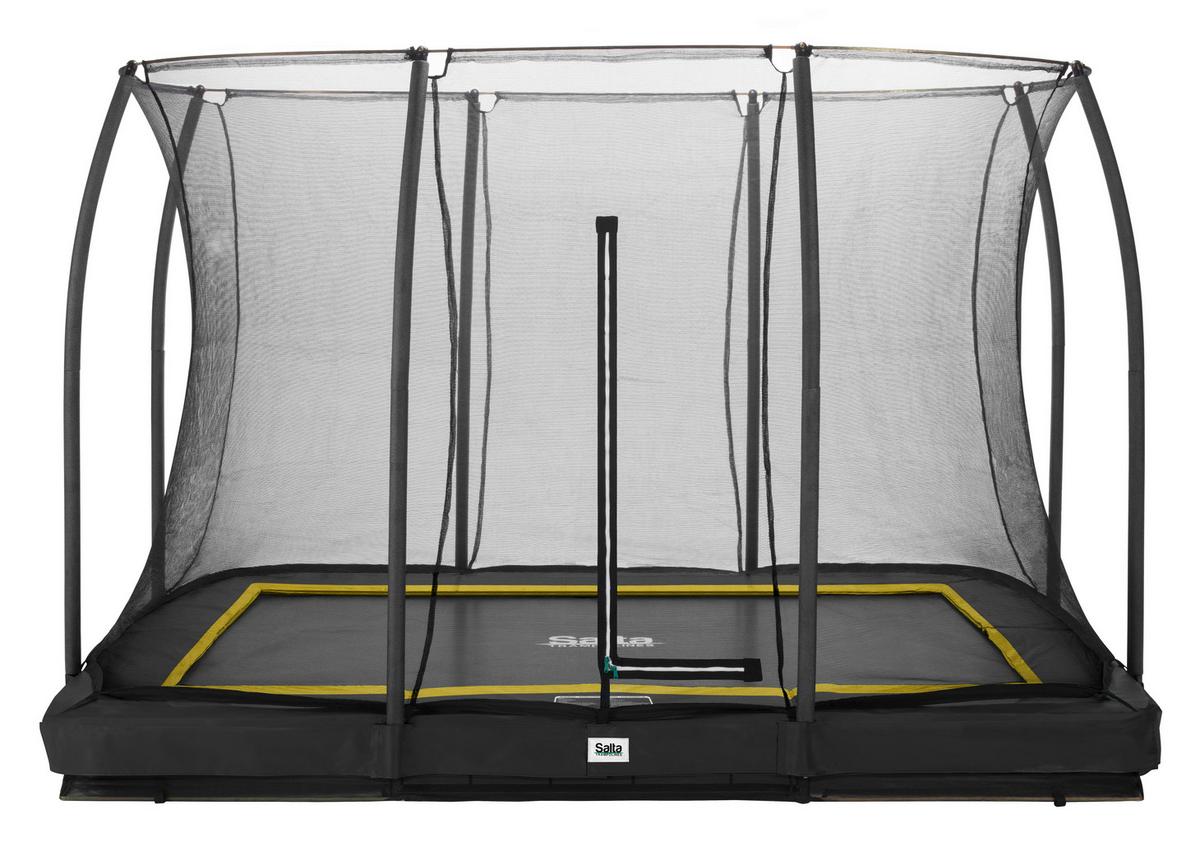 Trampolin Comf. Edition 5402a Schwarz, B/l: 305x214cm - Schwarz, Basics, Metall (305/214cm) - Salta
