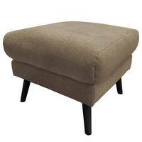 Hocker Tromso Braun B: 61 Cm - Schwarz/Braun, Design, Textil (61/49/65cm) - Livetastic