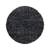Hochflorteppich Enjoy - Anthrazit, KONVENTIONELL, Textil (160/160cm) - Novel