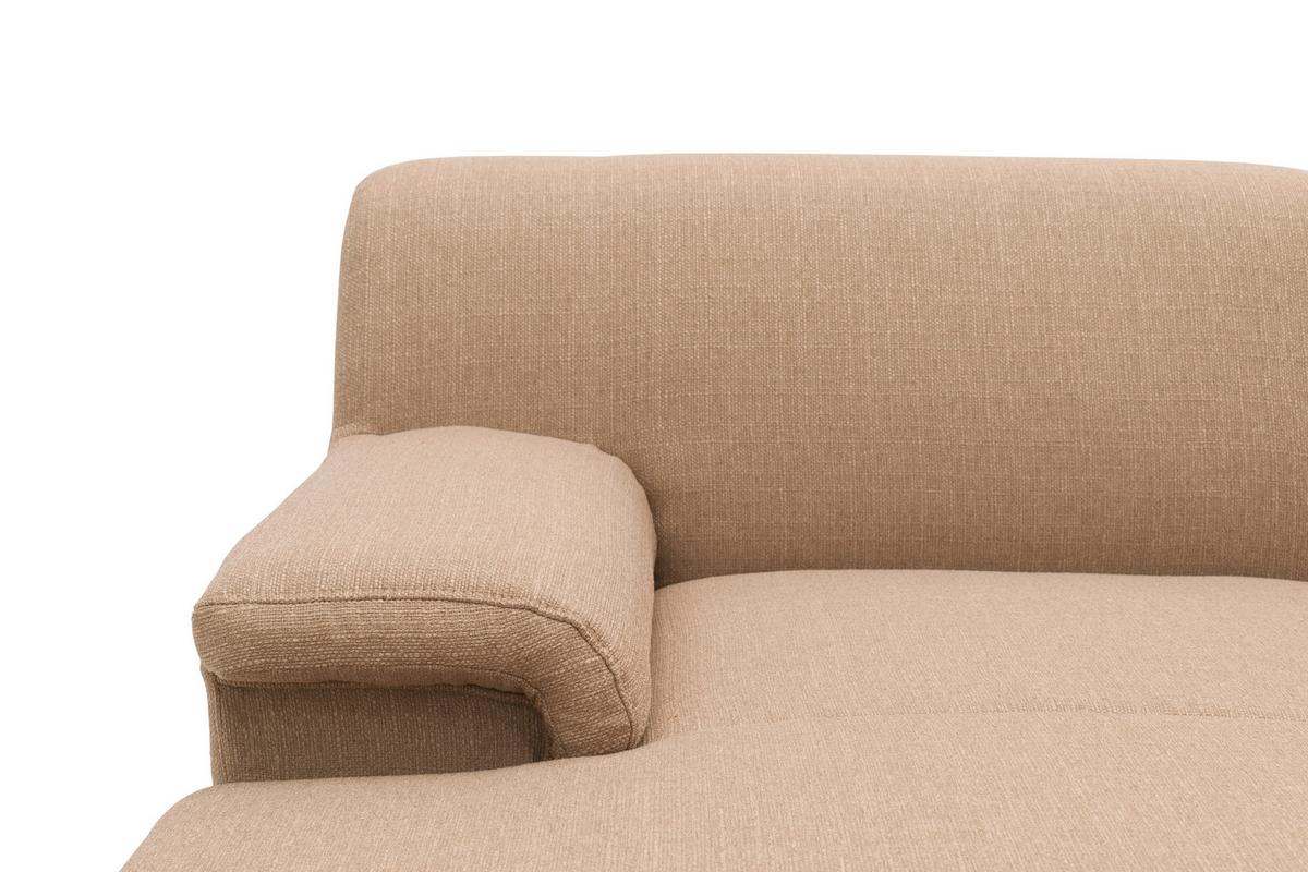 Wohnlandschaft Jamie Beige - Chromfarben/Beige, KONVENTIONELL, Textil (150/308/194cm) - MID.YOU