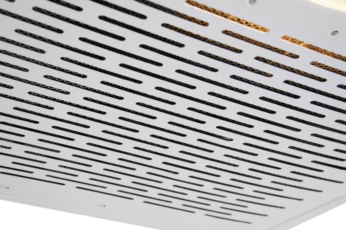 Dunstabzugshaube Suna Weiß B: 50 cm, Led - Weiß, Trend, Metall (50/7,6/47cm) - Respekta