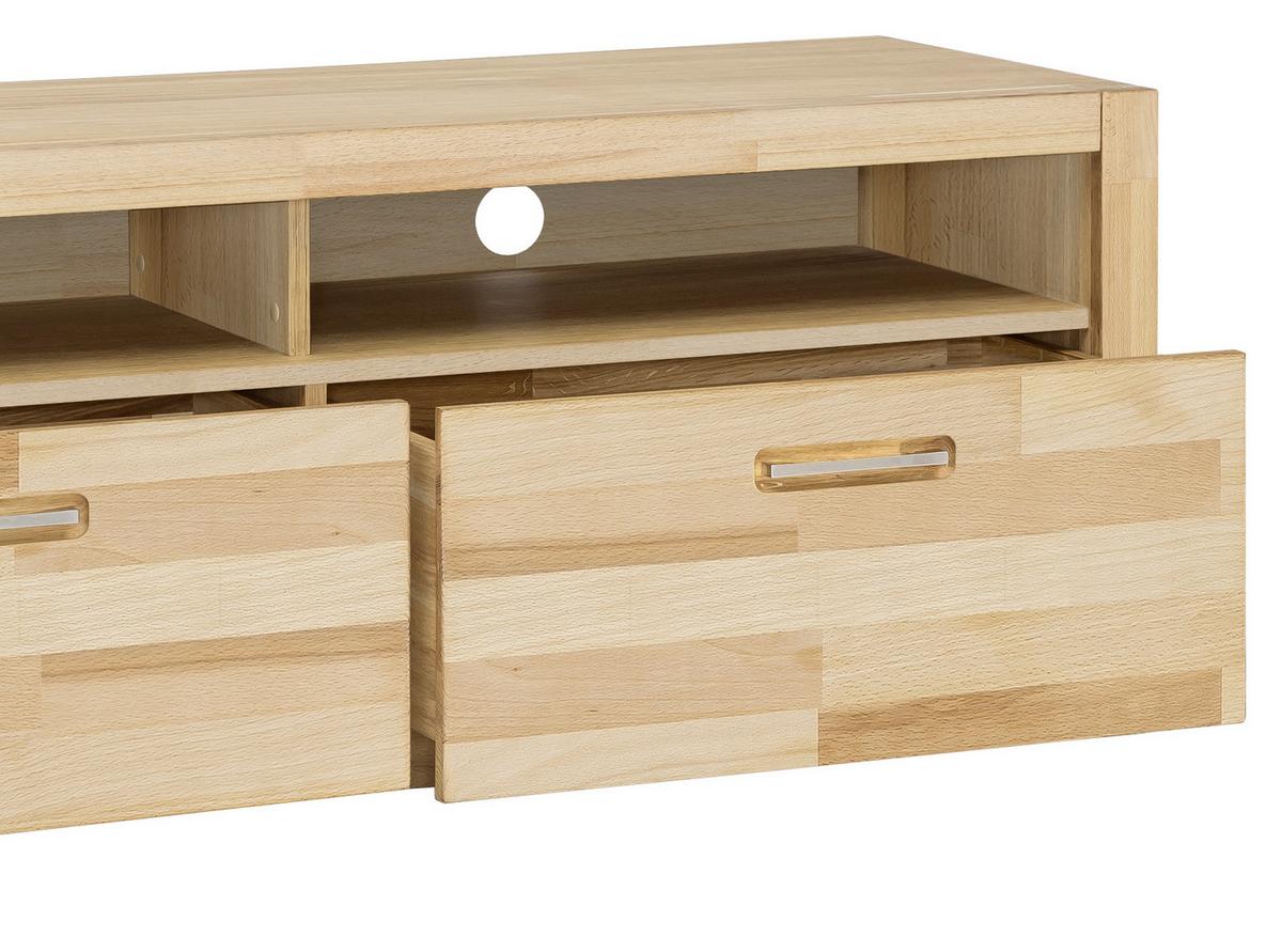 Tv-element Buchefarben, B: 155 Cm - Buchefarben, Design, Holz (155/58/50cm) - MID.YOU