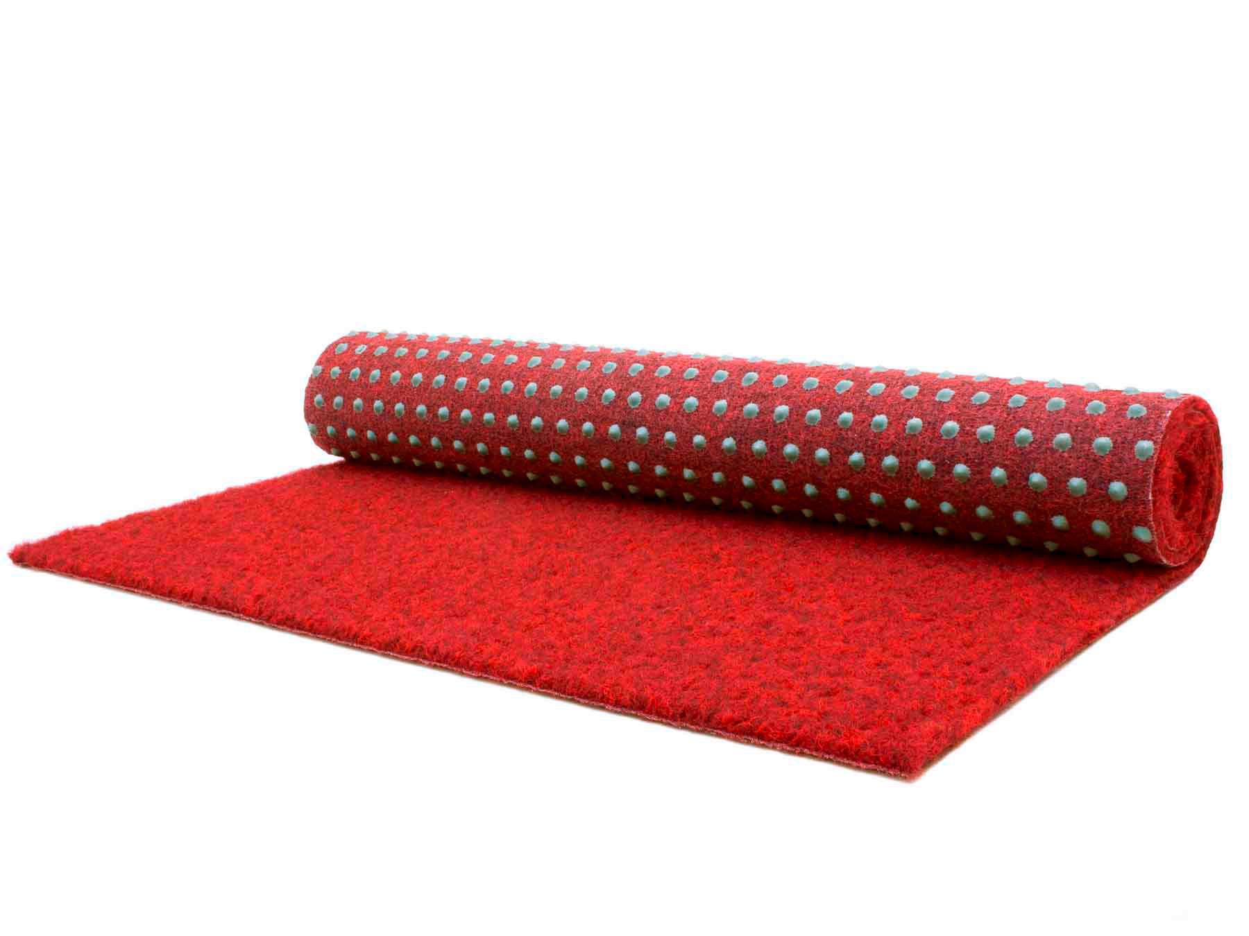 Rasenteppich Georgia Rot - Rot, Basics, Textil (133/100cm)