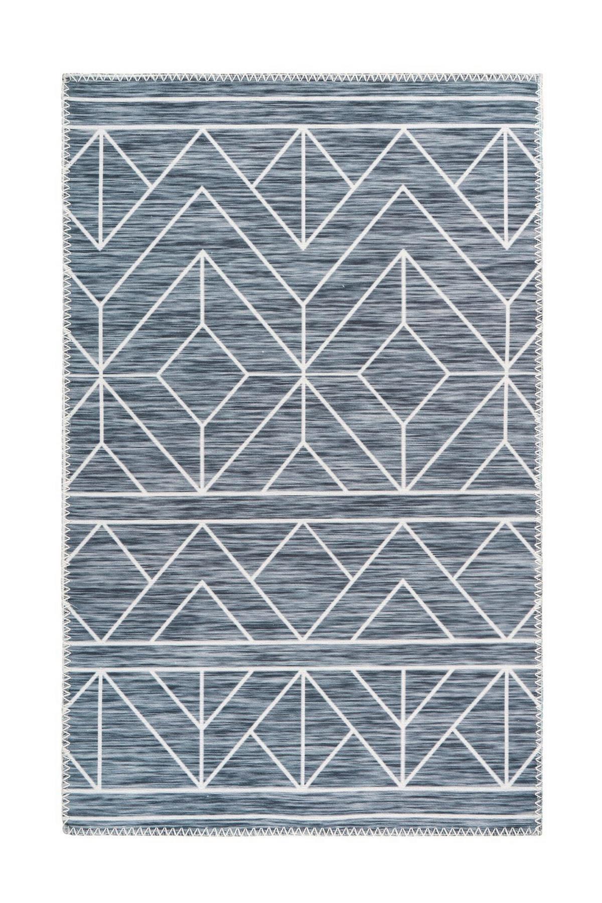 Flachwebteppich Anthrazit Maya 120x280 cm - Anthrazit, Basics, Textil (120/180cm) - Kayoom