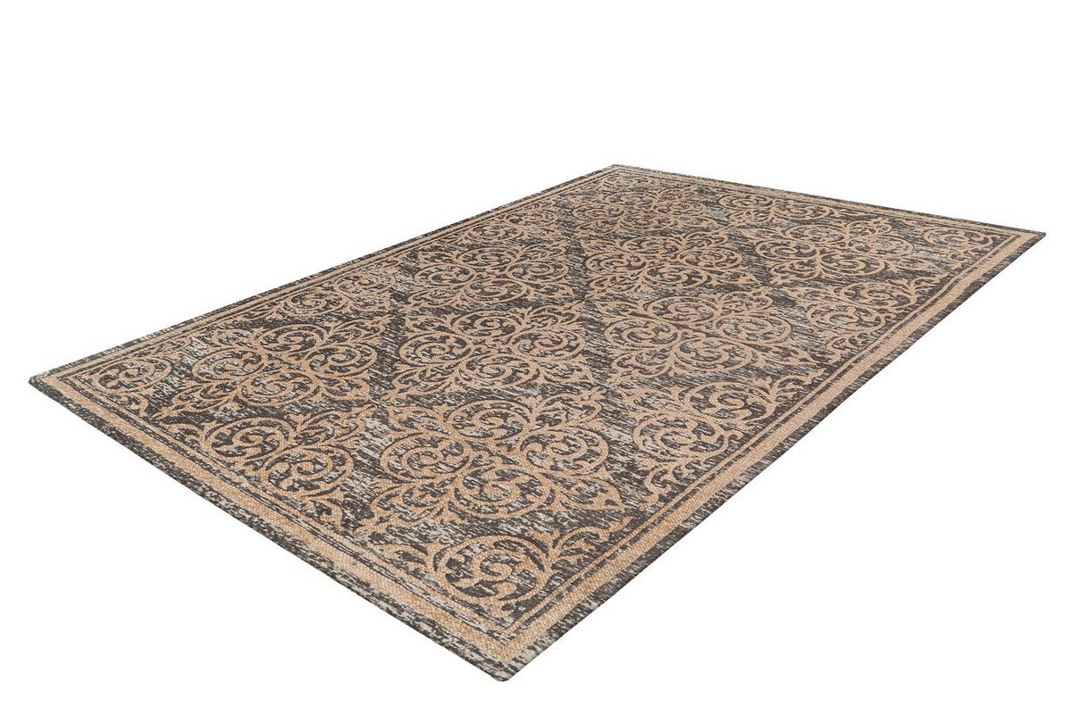 Flachwebeteppich Davio 100 - Beige, KONVENTIONELL, Textil (160/230cm)