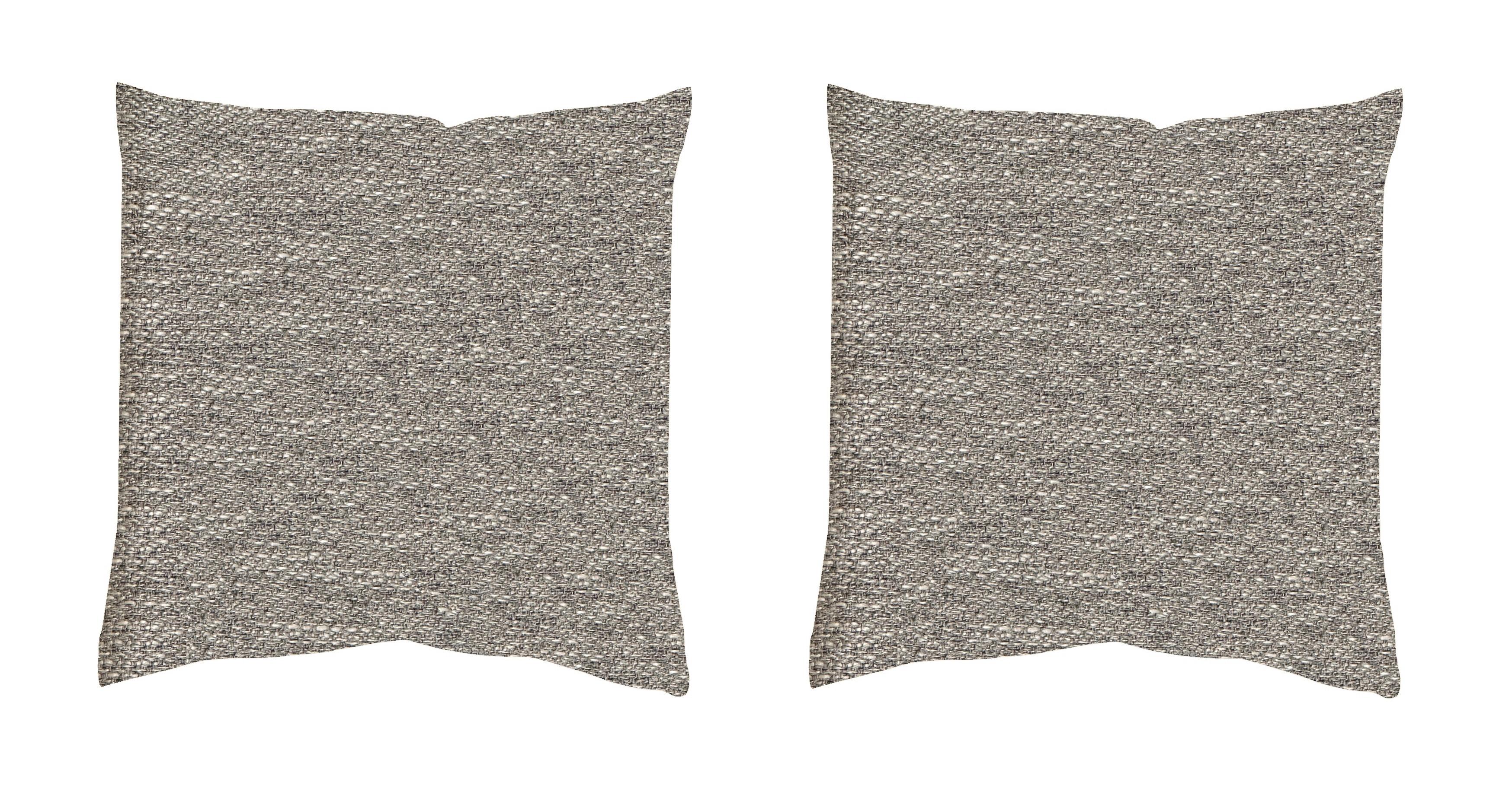 Kissenhüllen-Set Fjella - Cappuccino, Basics, Textil (50/50cm)