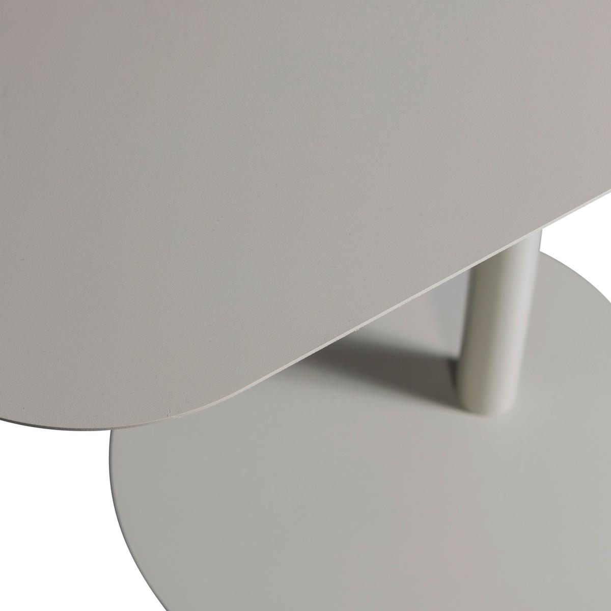 Beistelltisch Lia Hellgrau B: 38 cm - Hellgrau, Design, Metall (50/38/50cm) - Livetastic