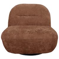 Relaxsessel Bunty Terracotta B: 85 Cm - Terracotta/Schwarz, Basics, Textil (85/74/85cm) - Livetastic