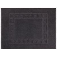 Badematte Mäander 50x70 cm Schwarz Waschbar - Schwarz, ROMANTIK / LANDHAUS, Textil (50/70cm) - James Wood