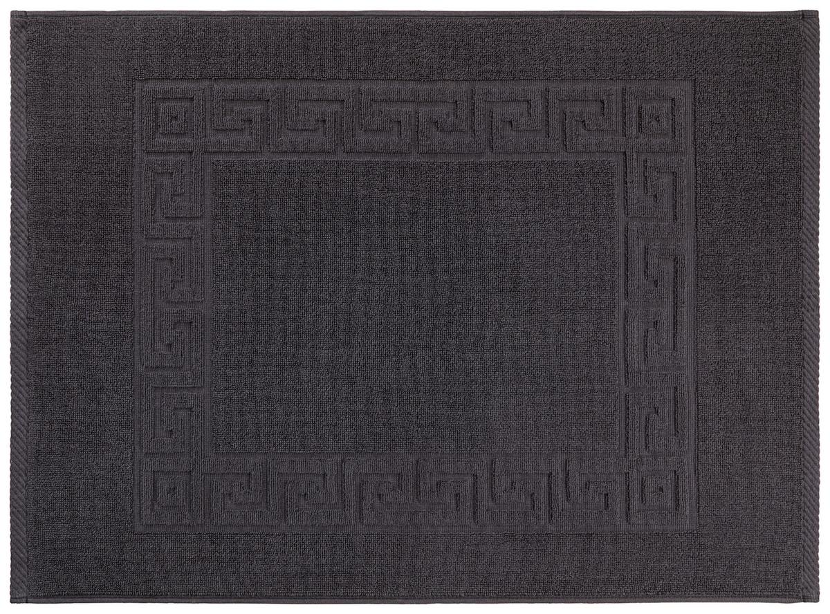 Fürdőszobaszőnyeg Mäander - fekete, Romantik / Landhaus, textil (50/70cm) - James Wood
