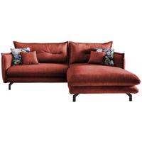 Ecksofa Lava Koralle S: 255/180 cm - Türkis/Koralle, MODERN, Textil (255/180cm) - Livetastic