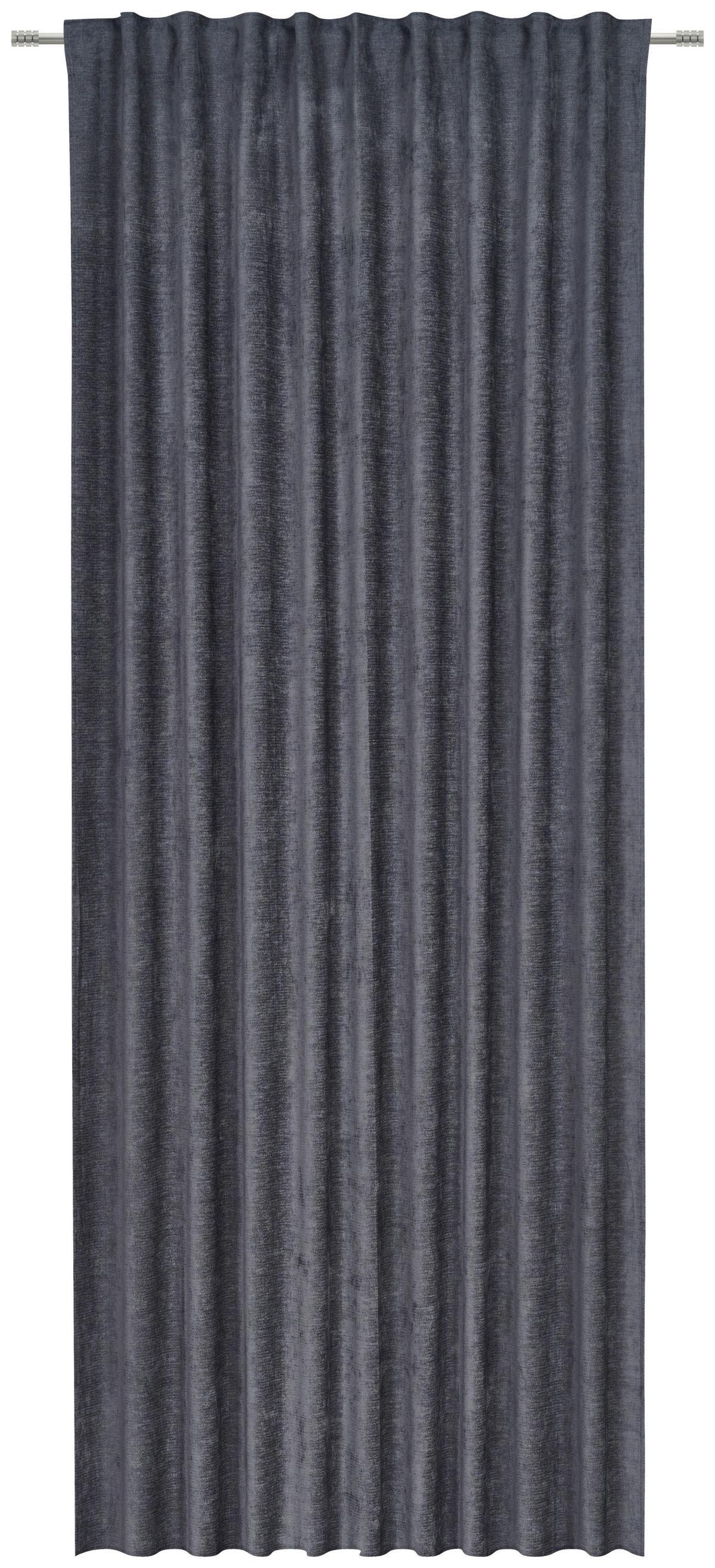 Verdunkelungsvorhang Luisa - Anthrazit, ROMANTIK / LANDHAUS, Textil (140/245cm) - James Wood