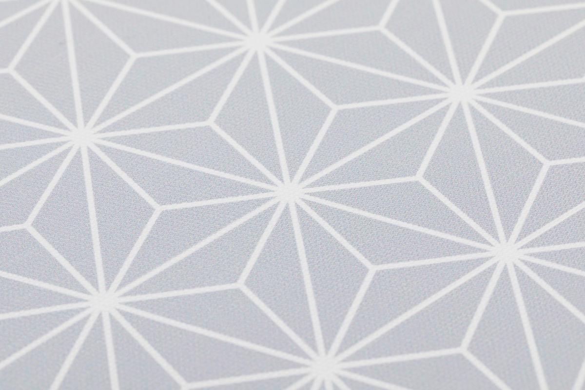 Wickelauflage Kunststoff Grau Mit Stern Design - Grau, LIFESTYLE, Kunststoff (70/53/4cm) - Fillikid